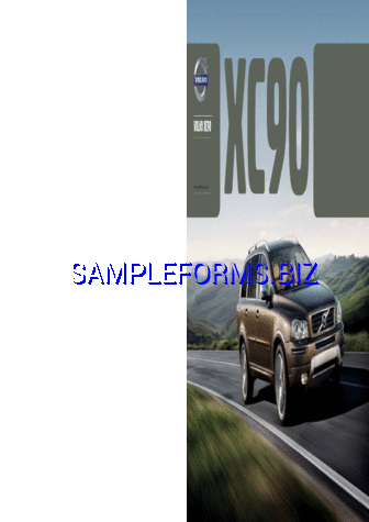 Volvo XC90 Brochure pdf free